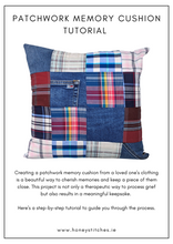 Load image into Gallery viewer, Patchwork Memory Cushion D.I.Y. Kit